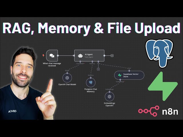 How to Set Up Supabase and Postgres for Memory and RAG in n8n