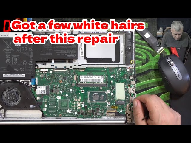 Asus Vivobook K513E Tea Damage - A Proper Hard Repair