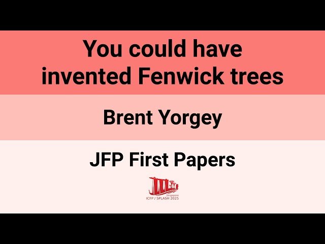 You Could Have Invented Fenwick Trees