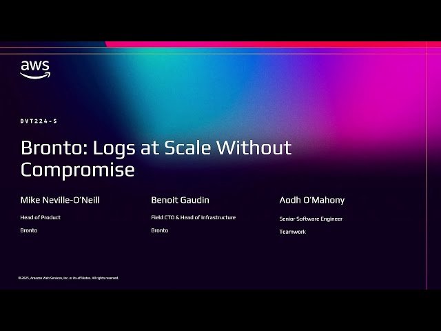Bronto - Logs at Scale Without Compromise