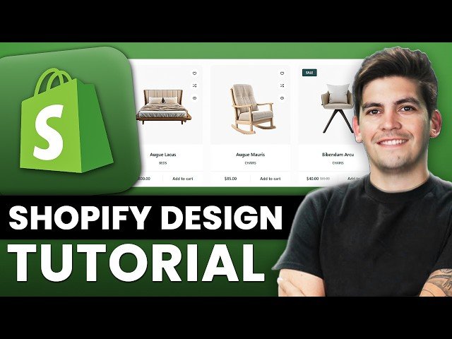 Shopify Website Design Tutorial 2025 - Beginner to Pro