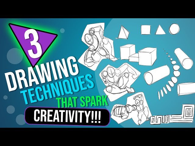 3 Drawing Techniques to Quickly Spark Creativity