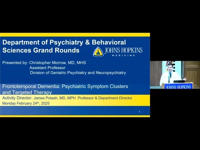 Frontotemporal Dementia: Psychiatric Phenotypes and Targeted Therapies