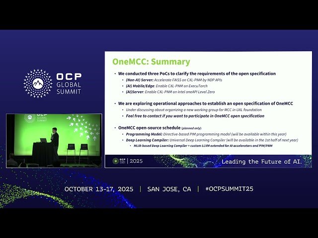 OneMCC - Building an Open Software Ecosystem for NDP Devices