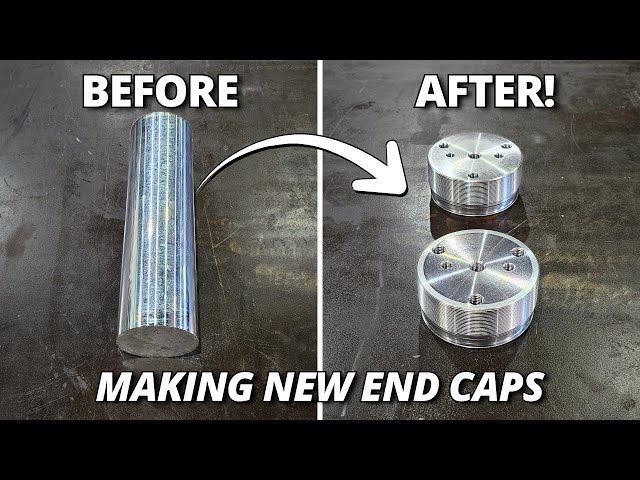 Machining New End Caps for the CAT 24M Grader Accumulators - Part 2