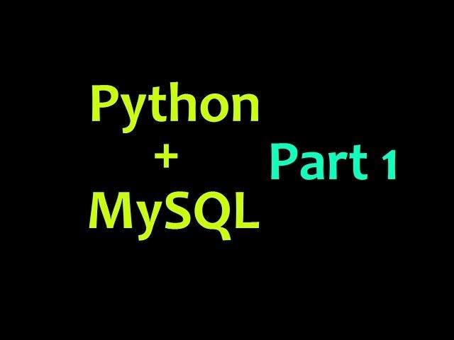 MySQL with Python and MySQLdb