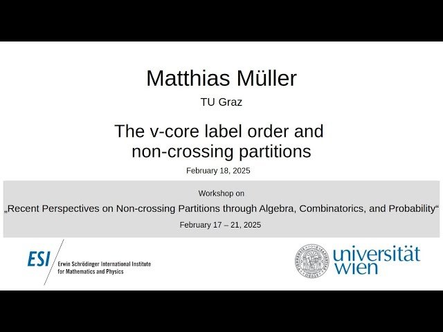 The v-Core Label Order and Non-crossing Partitions in Tamari Lattices