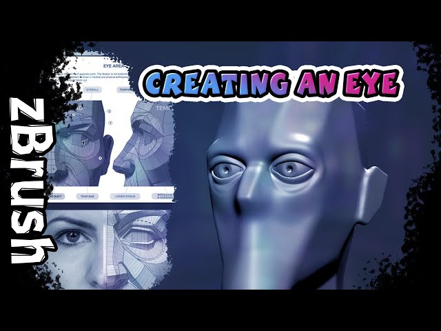 Sculpting Eye Lids in ZBrush - Anatomical Character Modeling Technique