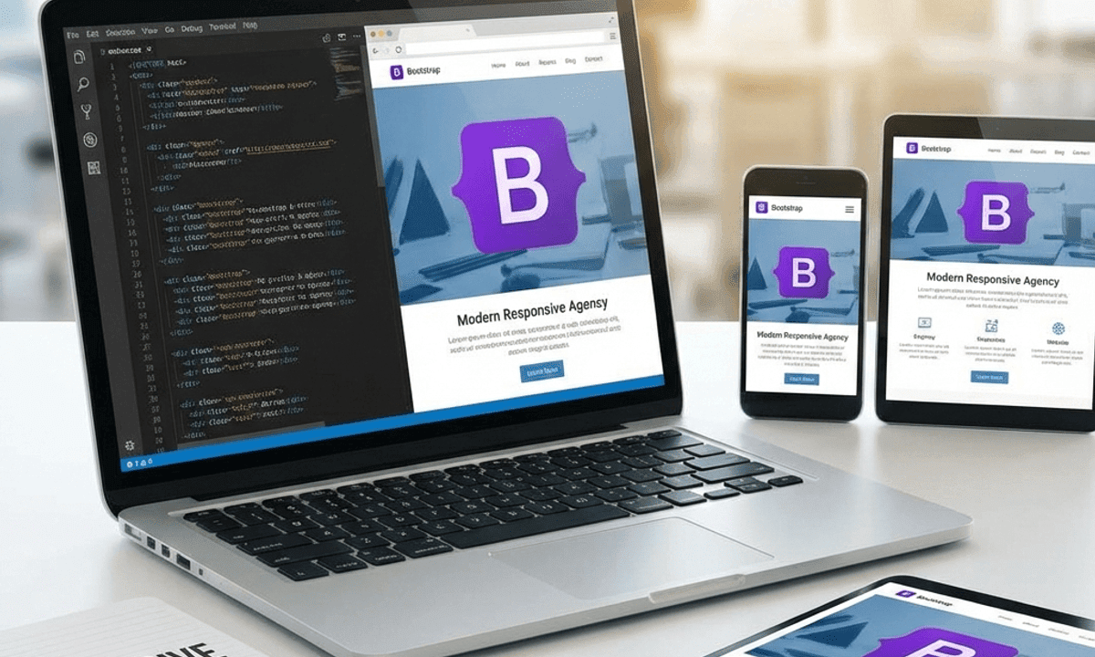 Master Bootstrap & Build Responsive Agency Websites
