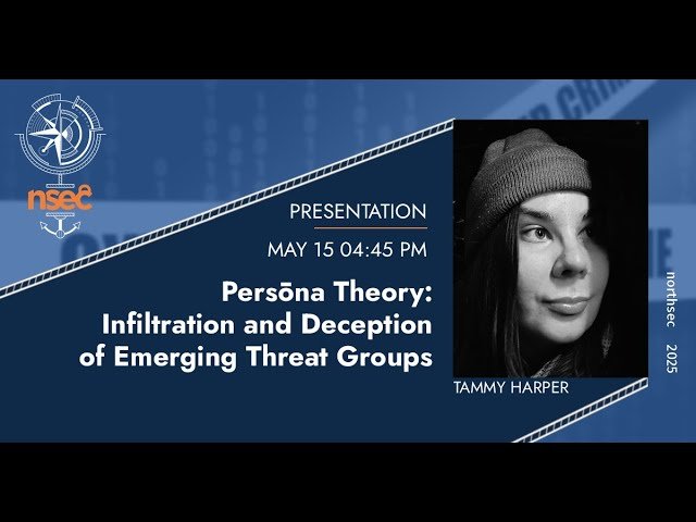 Persōna Theory - Infiltration and Deception of Emerging Threat Groups