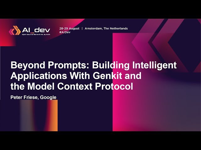 Beyond Prompts - Building Intelligent Applications With Genkit and the Model Context Protocol
