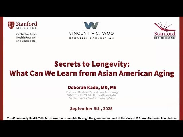 Secrets to Longevity - What We Can Learn from Asian American Aging