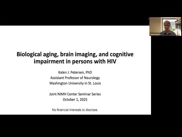 Biological Aging, Brain Imaging, and Cognitive Impairment in Persons with HIV