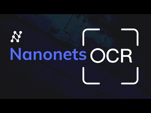 NanoNets OCR-S - Advanced Optical Character Recognition with LaTeX, Tables, and Document Analysis