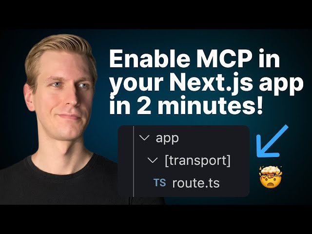 Build Next.js MCP - Your Website and MCP-Server In 1 App
