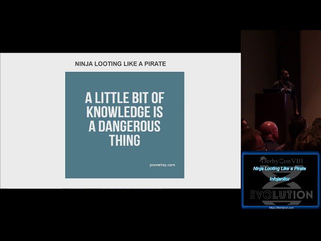 Ninja Looting Like a Pirate Infojanitor