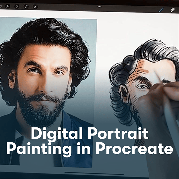  Procreate Portrait Illustration for Beginners