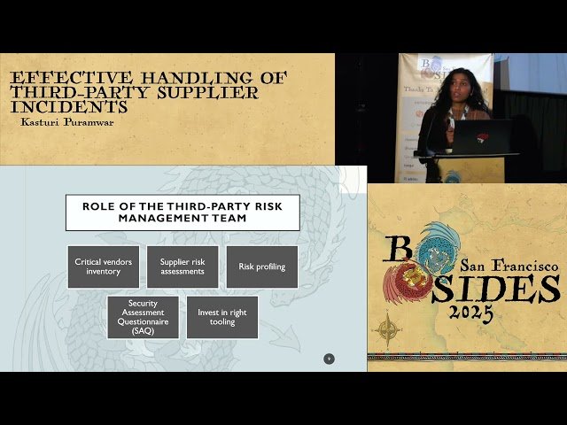 Effective Handling of Third-Party Supplier Incidents