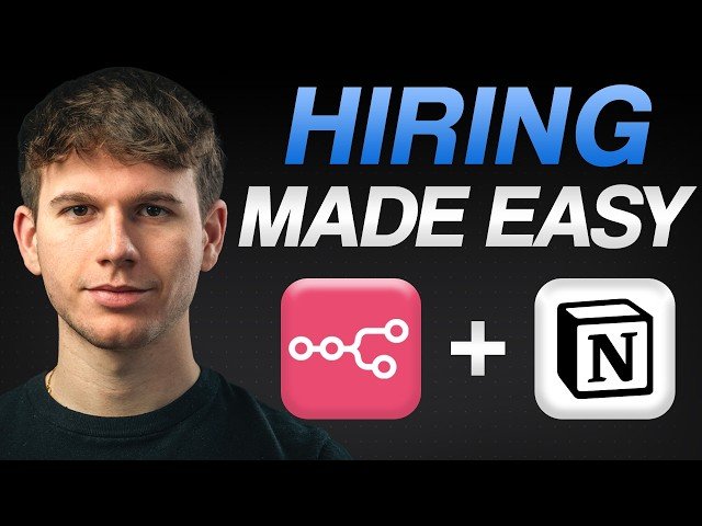 How to Automate Your Entire Hiring Process with n8n and Notion