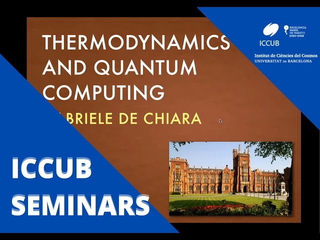 Thermodynamics and Quantum Computing - Applications and Synergies