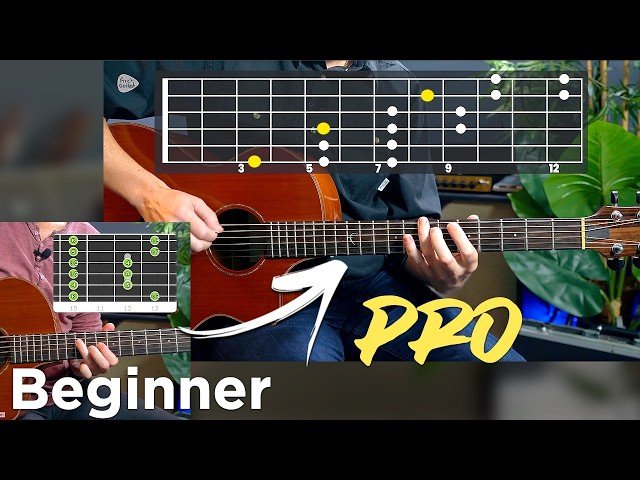 How Pros Play Acoustic Guitar Solos - Beginner vs Pro