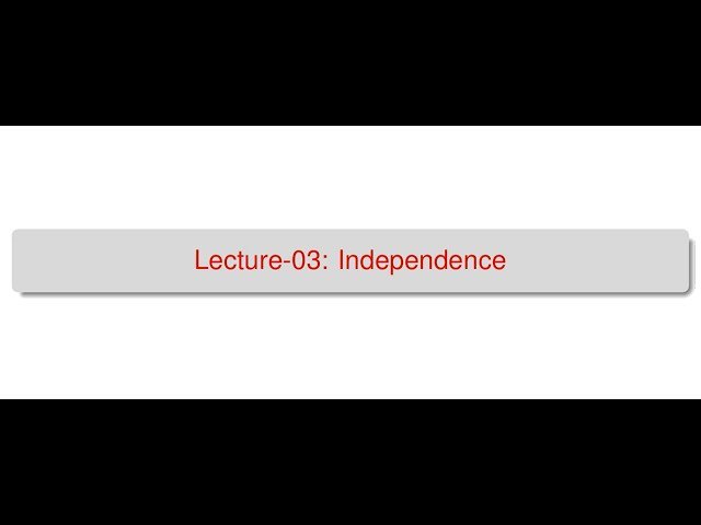 Independence in Probability - Law of Total Probability and Conditional Independence