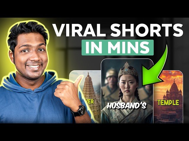 How I Made 60 Viral Shorts with AI in 60 Minutes - Step-by-Step Guide