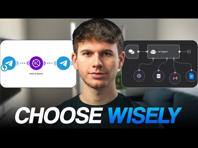 STOP Building AI Agents Until You Watch This - Make.com vs n8n Comparison