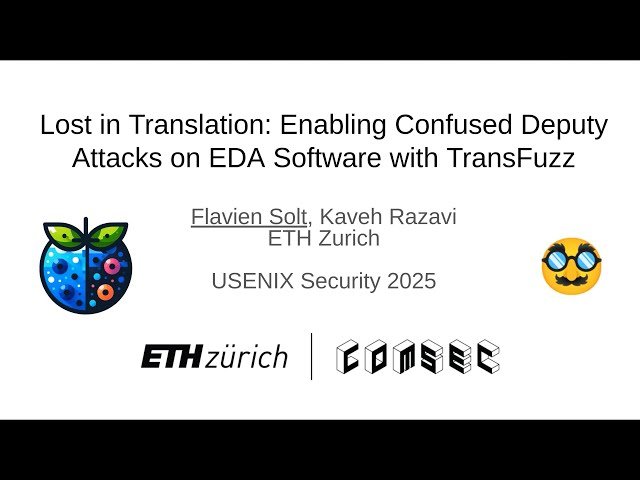 Lost in Translation - Enabling Confused Deputy Attacks on EDA Software with TransFuzz