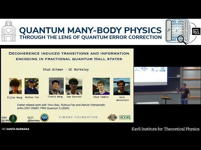 Decoherence Induced Transitions and Information Encoding in Fractional Quantum Hall States