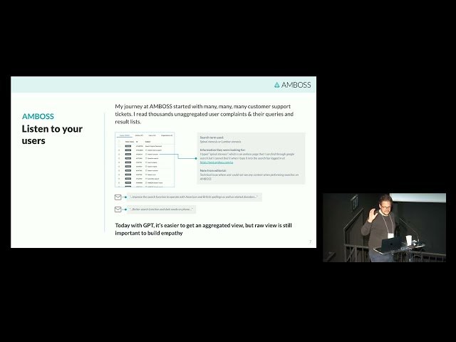Evaluating Search Features in Knowledge-Intensive Domains
