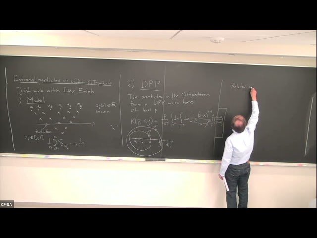 Extremal Particles in Uniform Random Gelfand-Tsetlin Patterns - Lecture 1