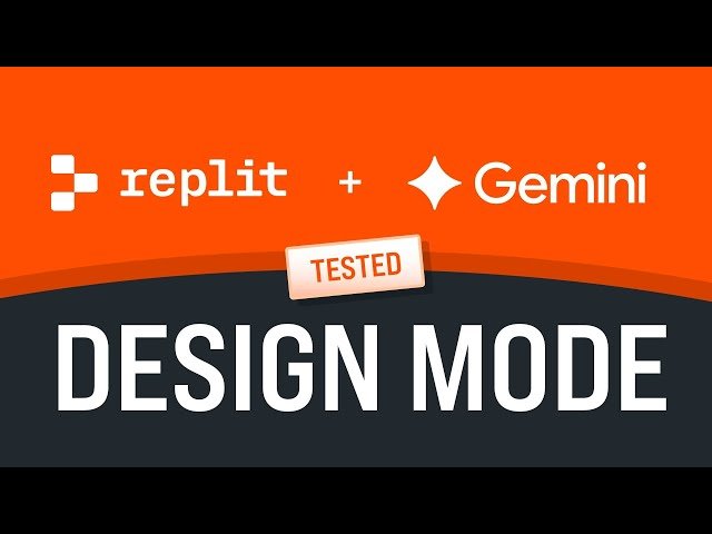 Testing Replit's New Design Mode - Powered by Gemini 3