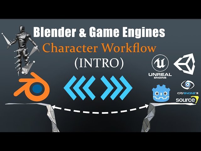 Blender to Game Engines - Character Workflow for Unreal, Unity, and Godot