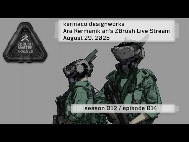 Hard Surface and Character Design with ZBrush