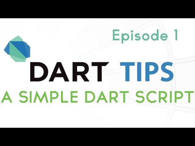 Dart Programming Language Tutorial Series