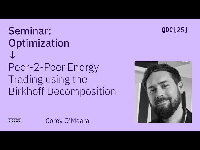 Peer to Peer Energy Trading Using the Birkhoff Decomposition