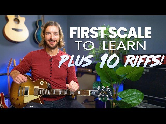 The First Scale to Learn on Electric Guitar with Ten Essential Riffs