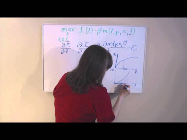 Comparative Statics - Profit Maximization and Economic Models
