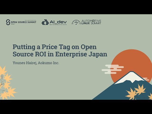 Putting a Price Tag on Open Source ROI in Enterprise Japan