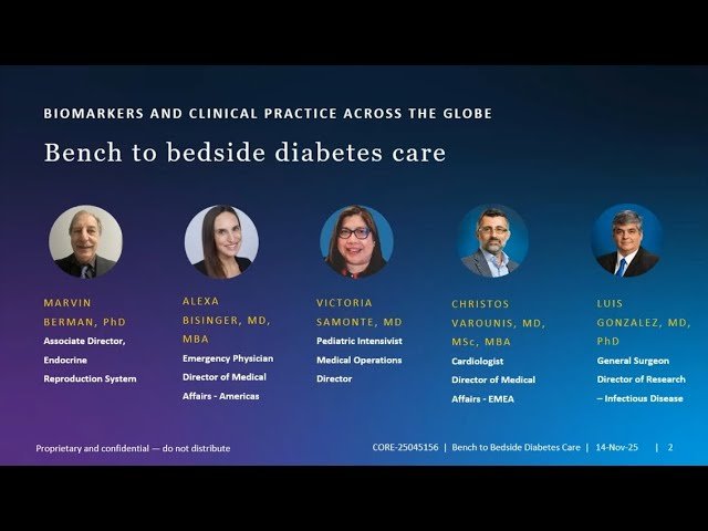 Bench to Bedside Diabetes Care - Biomarkers and Clinical Practice Across the Globe 2