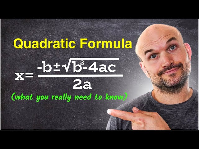 3 Rules of the Quadratic Formula You Can't Forget