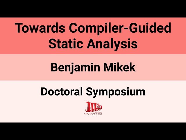 Towards Compiler-Guided Static Analysis