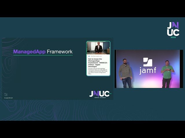 Using the ManagedApp Framework with Jamf
