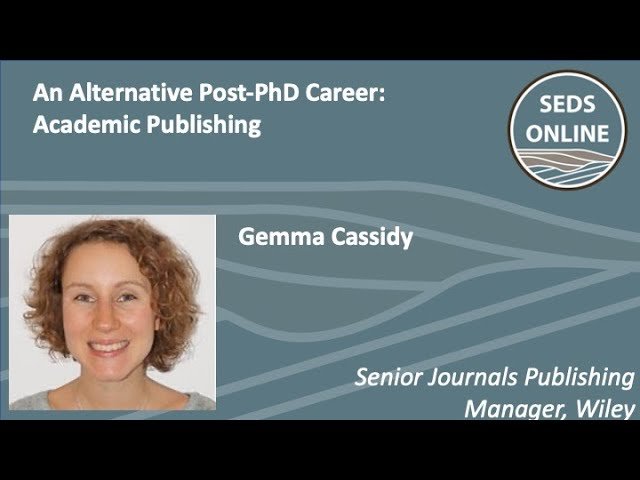 An Alternative Post-PhD Career: Academic Publishing for Earth Scientists
