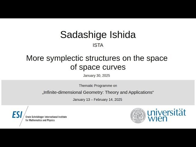 More Symplectic Structures on the Space of Space Curves