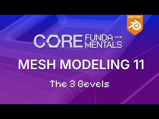 The 3 Ways to Bevel in Blender - Mesh Modeling Fundamentals
