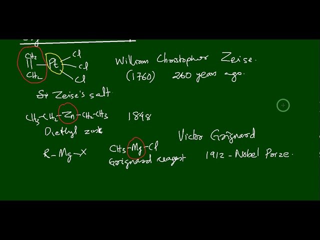 Organometallic Chemistry - 18 Electron Rule, Metal Carbonyls, and Dinitrogen Complexes