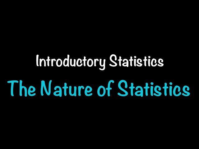 Introductory Statistics