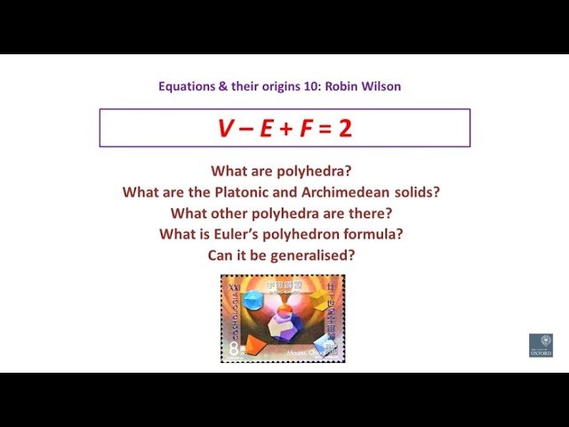 Polyhedra - Euler's Formula and the Platonic and Archimedean Solids